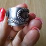 Silver ring with snake design size P1/2 Image 3