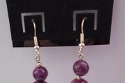 Purple Jasper earrings,drop earrings,Gemstone earrings,New,Gift