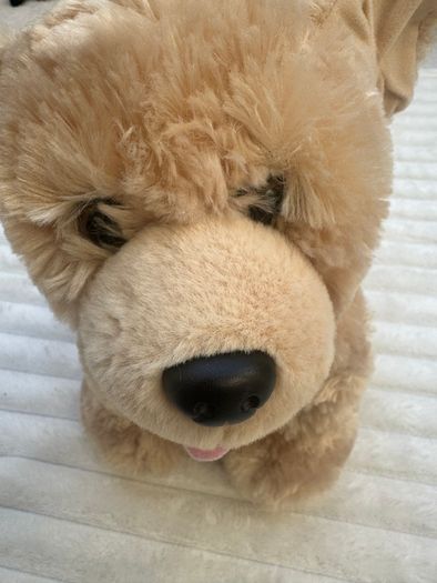 Build A Bear Promise Pets Plush Golden yellow Labrador Retriever Puppy Dog with Barking sound (Press the paw for sound). Approx. 12" Used Please see photos