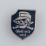 German World War Two WW2 Wehrmacht Gott Mit Uns  Lapel Pin Image 3