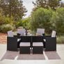 9 piece rattan cube Image 5