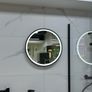 EX Display Black Round LED bathroom mirror Image 4