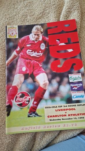Vintage Liverpool FC Match Programmes 1990's x9