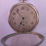 antique silver pocket watch Image 3