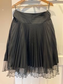 Stunning vintage Betty Barkley skirt black pleated 14