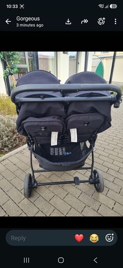 joie Signature Estrella Double Buggy Eclipse