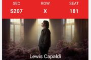 1x seated ticket for Lewis Capaldi Friday June 26th Limerick