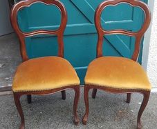 Louis phillipe dining chairs x 6 ( Full set )