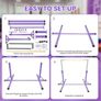 Gymnastics Bar Gymnastics Bars for Kids with 13 Height Adjustable Gymnastics Bar Gymnastics Children's Horizontal Training Bar Image 3