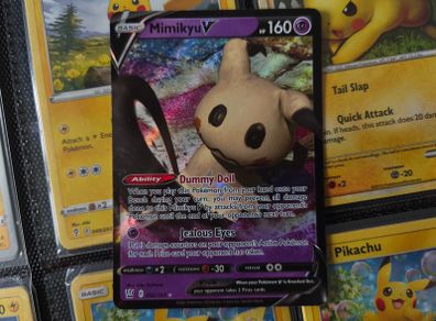 Mimikyu V ! Ultra Rare ! from Battle Styles Set ! 2021 ! Pokemon Card !