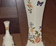 Vase and bell Aynsley make