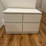 2 small bed side lockers Image 2