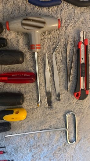 tool box + tools