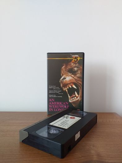 An American Werewolf In London (HORROR FILM) Vhs Video Channel 5, Year 1982.