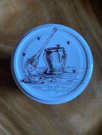 organic 100% natural raw pure honey jar 1,25kg