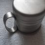 Pewter Shaving Mug 3.25" Single Walled Image 3