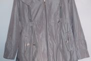 Stylish Grey and SIlver Raincoat by Lailishi