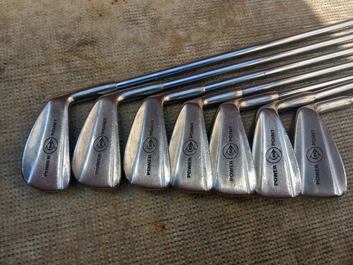 Dunlop golf irons. Right handed clubs