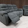 Roma Plus 3+2 Wireless Charging Recliner Sofa Set Image 9