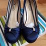 Vintage  style Satin Ladies shoes Image 2