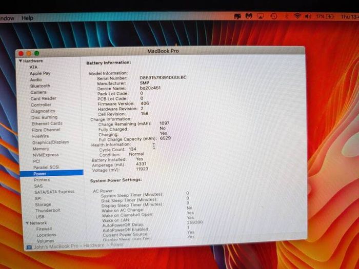 Apple MacBook Pro 15" Mid 2012