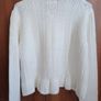 New Ladies Pointelle Knit Cardigan Size Medium Image 2