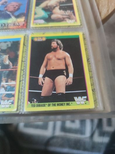 Vintage wwf cards