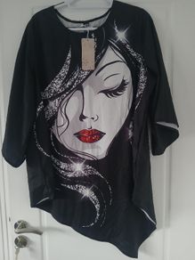 black top size 18