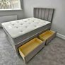 New Stylish Double 4ft, 4ft6, King 5ft And 6ft Superking Sizes Divan Beds Instock. Drawers And Optional Tufted Mattresses Available. Free Delivery Image 9