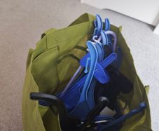 assorted hangers for kids clothes
