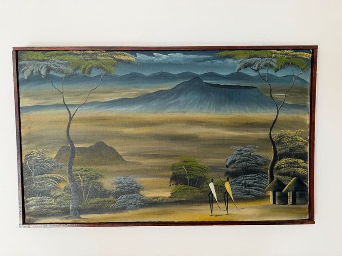 Vintage Framed Oil Painting