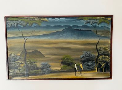 Vintage Framed Oil Painting