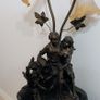 Ornate Table Lamp with water feature. Image 2