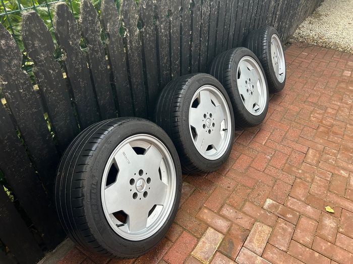 17" Mercedes AMG Aero Alloys with Michelin Tires