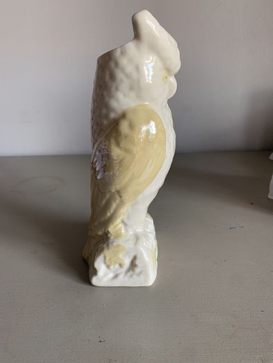 Vintage Belleek Figural Owl