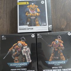 Warhammer 40k Joytoy 1/18 scale Space Marine Imperial Fists Action figures