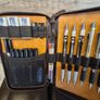 Nicpro 29PCS Art Mechanical Pencils Set in Leather Case, Metal Drafting Pencil 0.5, 0.7, 0.9 mm, 2mm Lead Pencil Holders for Sketching Drawing Image 6