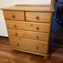 Chest of drawers and triple door wardrobe solid Image 8