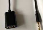 Aux Audio Cable 3.5mm Jack Male to 2 Female Cable