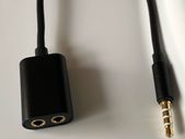 Aux Audio Cable 3.5mm Jack Male to 2 Female Cable