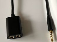 main image for ad Aux Audio Cable 3.5mm Jack Male to 2 Female Cable