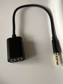 Aux Audio Cable 3.5mm Jack Male to 2 Female Cable