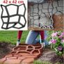 Large Paving Cement Brick Concrete Molds DIY Plastic Path Maker Mold Garden Stone Road Mold Garden Paving Decoration Tool Image 3