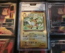 Raichu ! Holo ! FIRST EDITION ! from Expansion Pack 20th Anniversary Set ! PCA 9 ! Near Mint ! Graded Pokemon Card ! PSA !