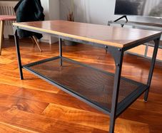 Industrial style coffee table