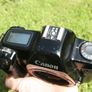 Canon EOS 1000 SLR 35mm film camera  Body only, tested (batteries need to be replaced) Image 3
