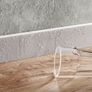 Pvc Skirting Board Black 80x15mm L= 2.20m Matt Laminated - New Image 5