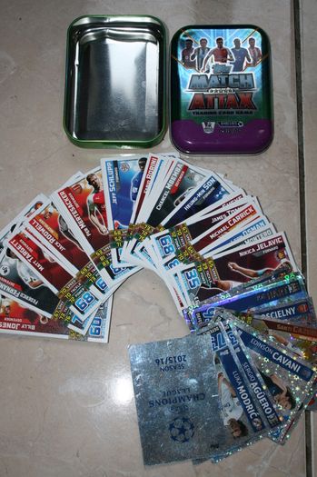 Topps Match Attax 2015/16- Tin - 60 cards