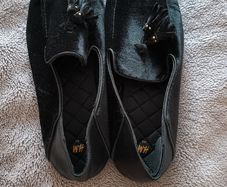 H&M new Suede MEN shoes, size 44,black