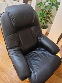 black recliner